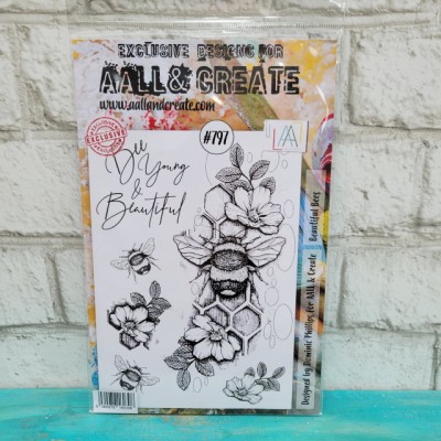 Aall & Create- Ensemble d'étampe - Beautiful Bees # 792